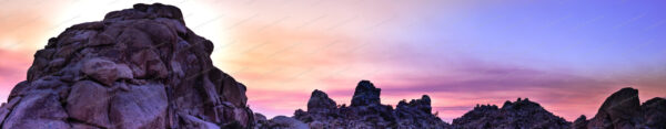 Joshua Tree Boulders Panoramic